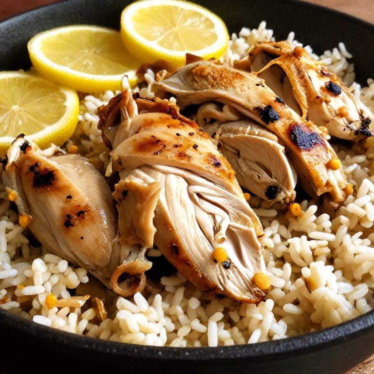 easy one-pan lemon chicken and rice