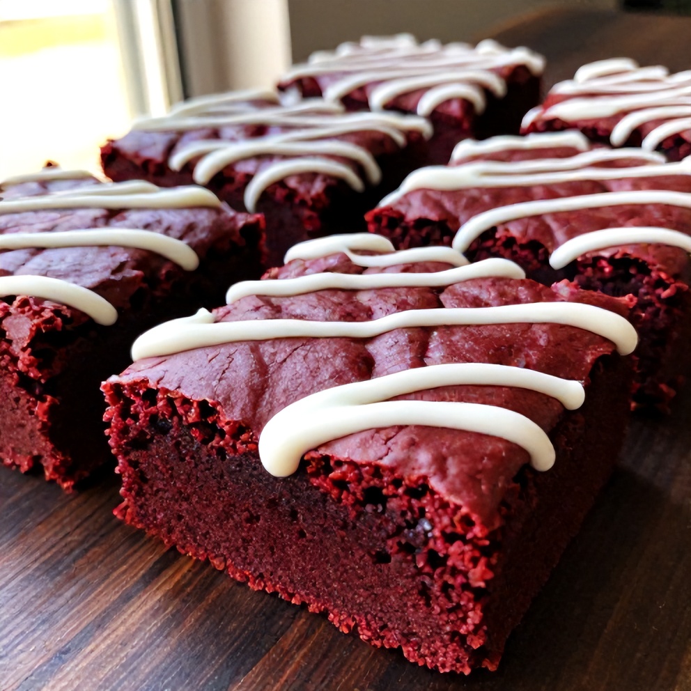 Easy Red Velvet Brownies