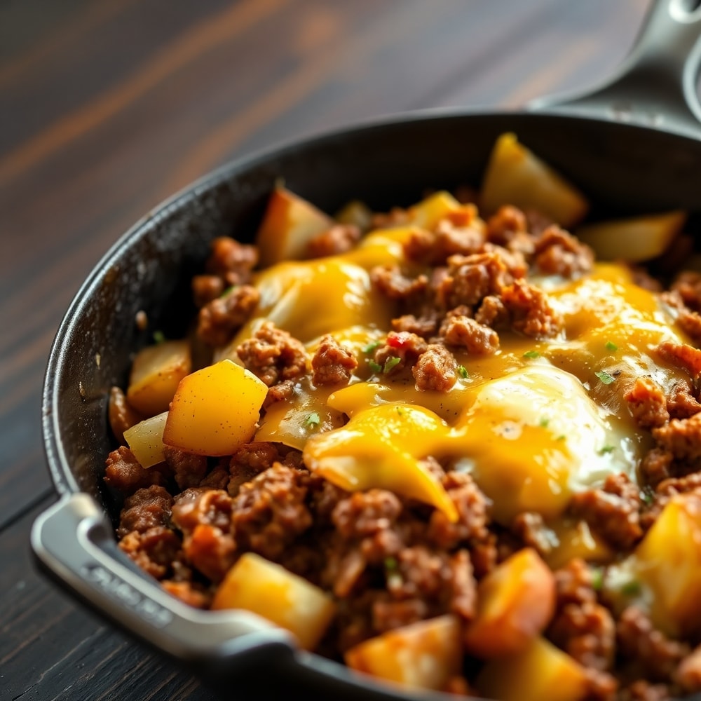 Sloppy Joe Potato Skillet