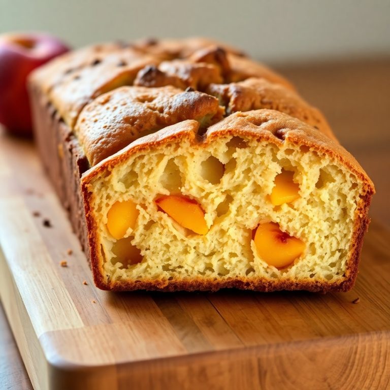 Easy Spiced Peach Bread