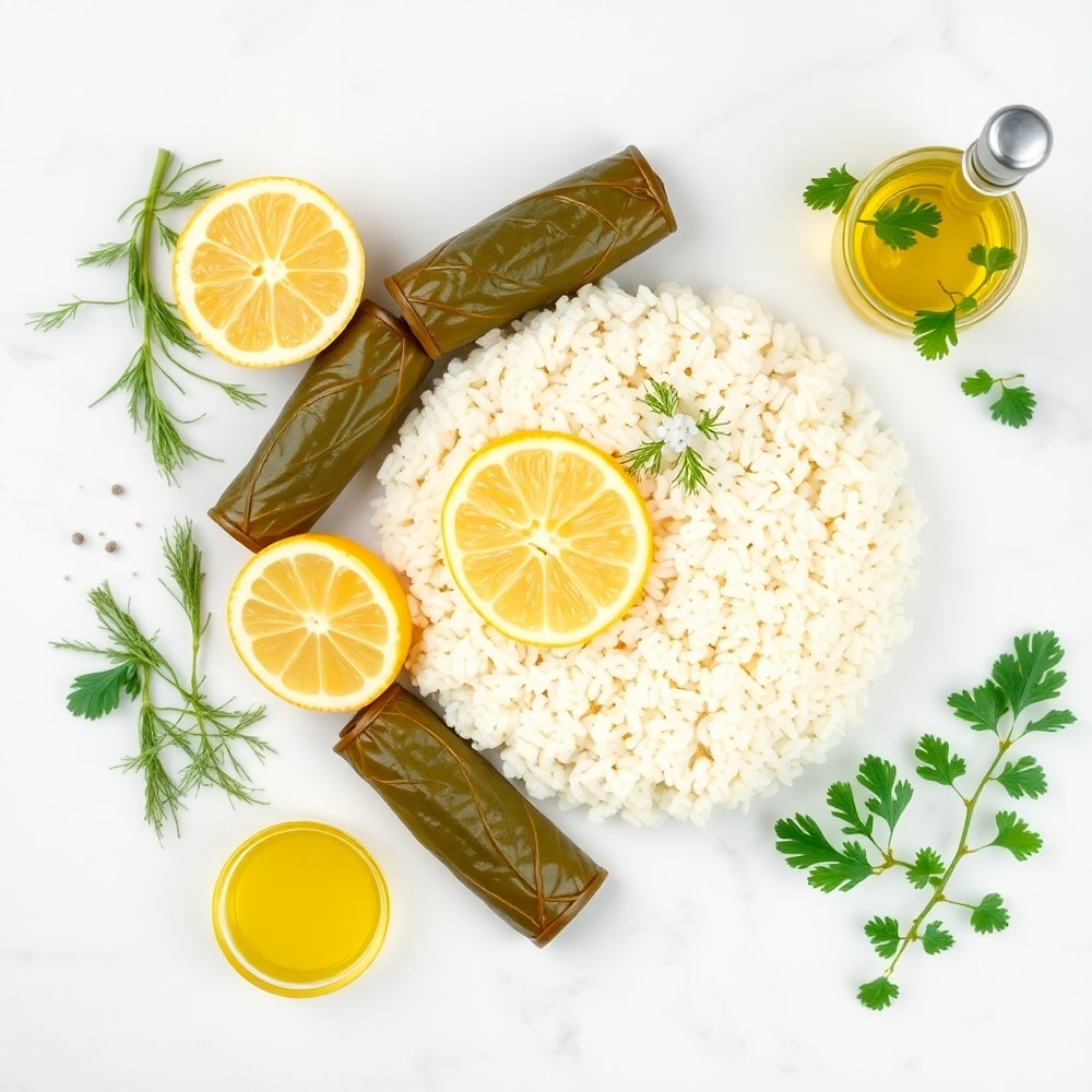 Easy Stuffed Grape Leaves Ingredients
