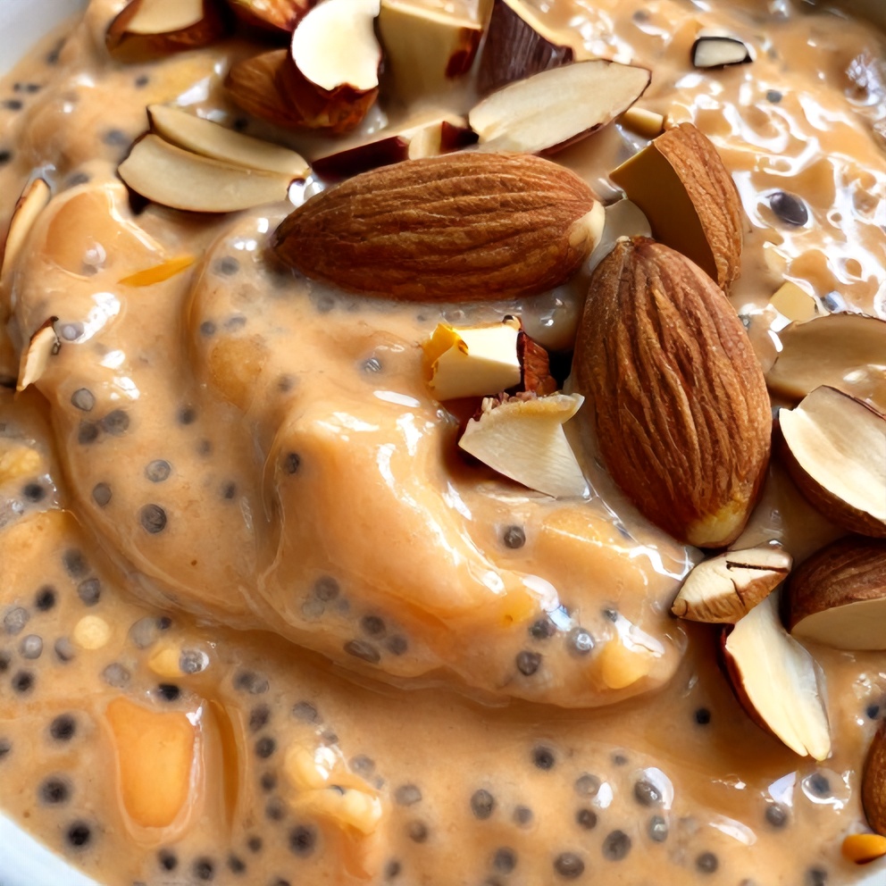 Easy Summer Peach Chia Pudding