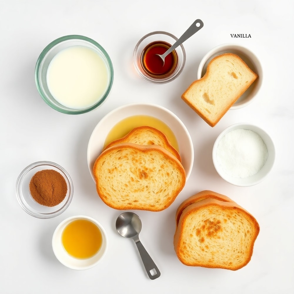 Ingredients for Golden French Toast