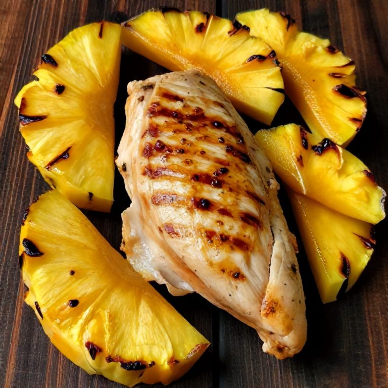 Grilled Mango Pineapple Chicken