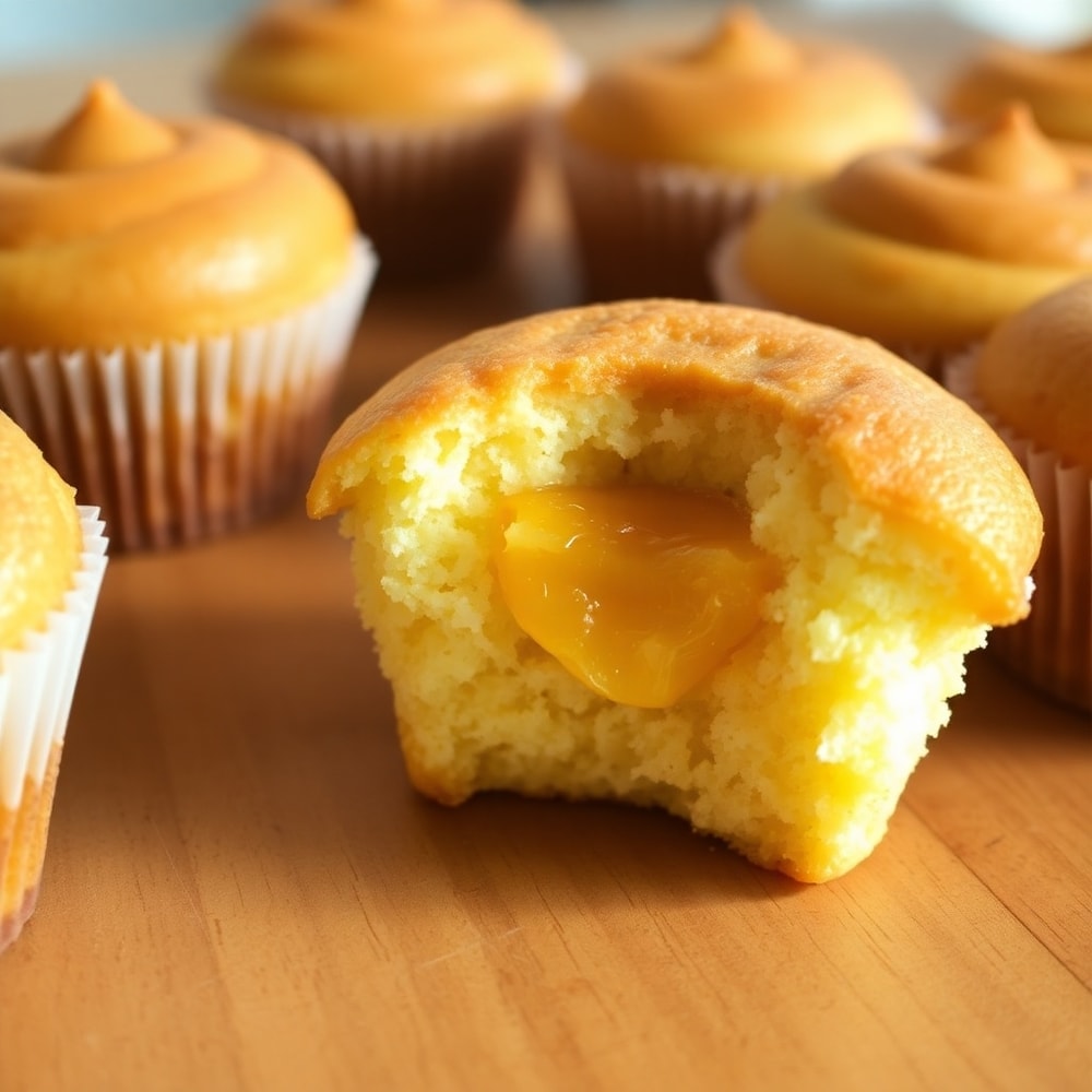 Honey Peach Cream Cheese Cupcakes