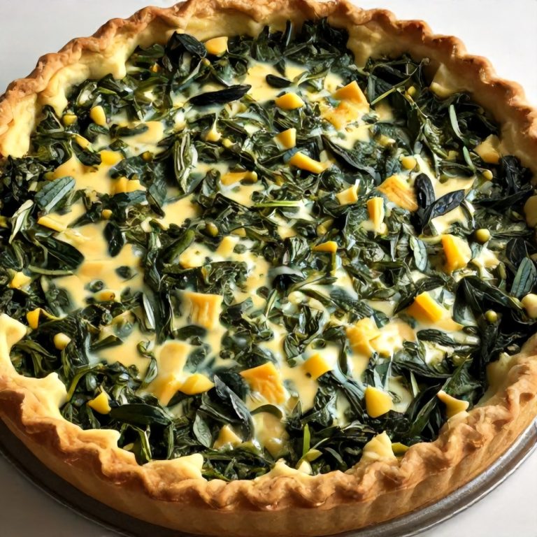 Irish Cheddar Cheese Spinach Tart
