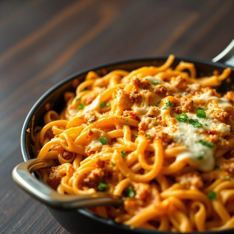 one pot cheesy taco pasta