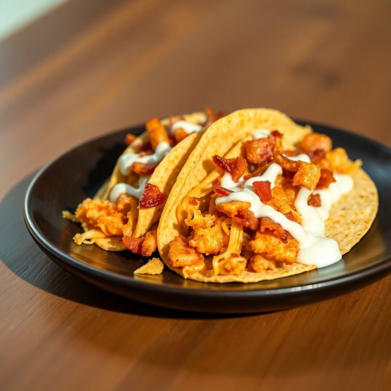 oven baked chicken bacon ranch tacos
