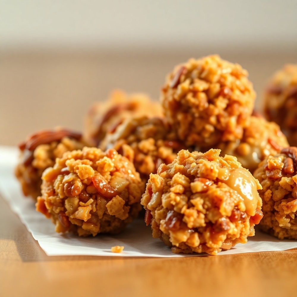 pecan crunch glazed bites