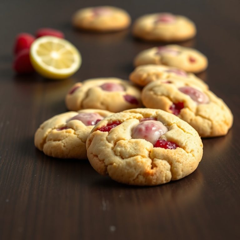 raspberry lemon cookies
