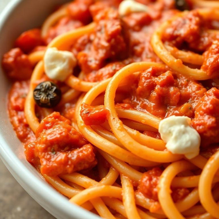 roasted tomato and garlic ricotta pasta