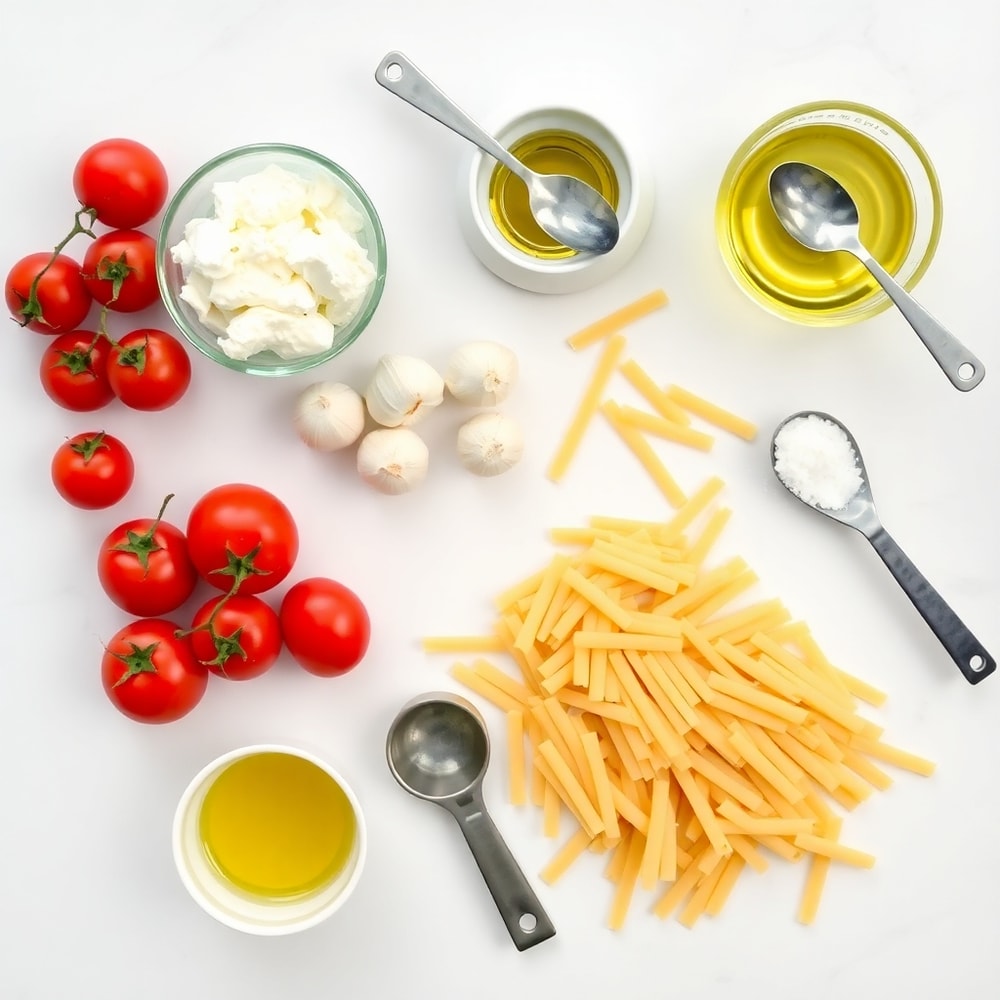 Roasted Tomato and Garlic Ricotta Pasta Ingredients