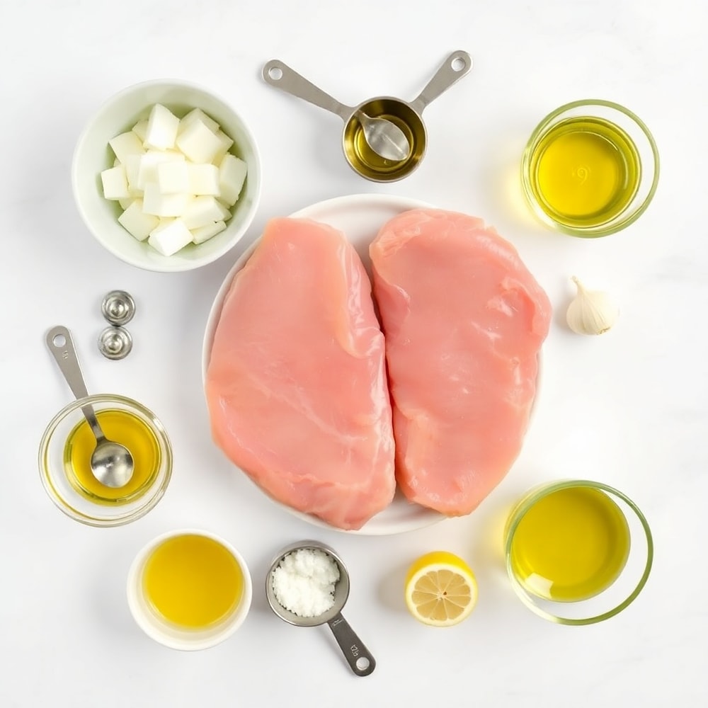 Sheet Pan Lemon Garlic Pork Chops Ingredients