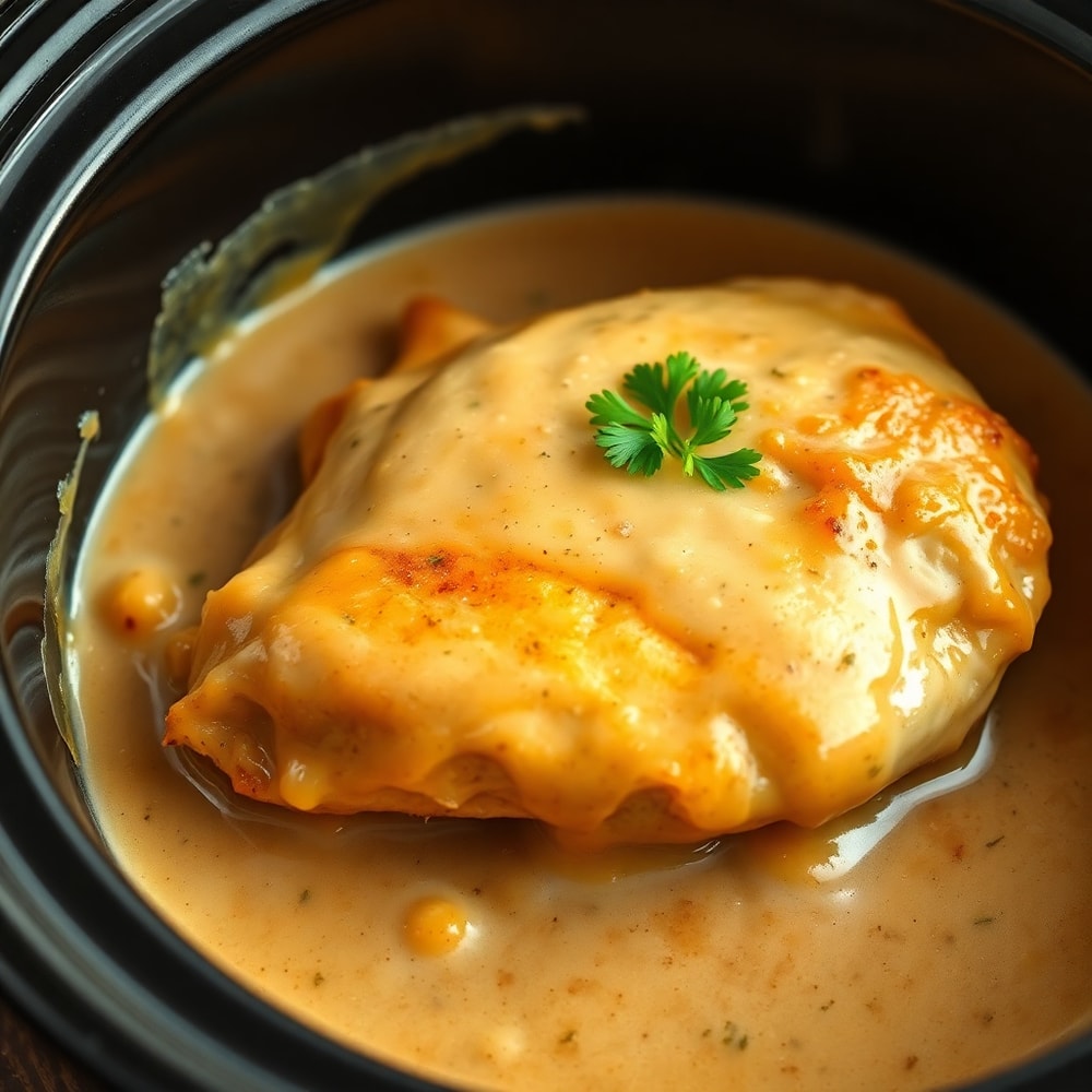 Slow Cooker Chicken and Gravy