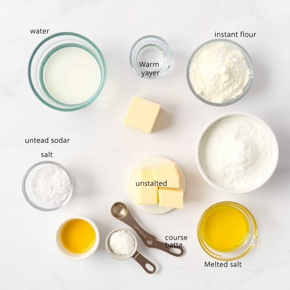 Ingredients for Soft Pretzel Bites
