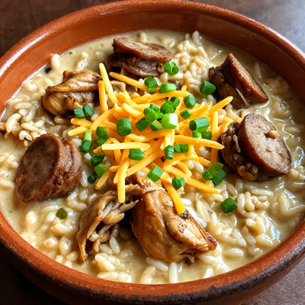 Plated Southern Chicken Bog