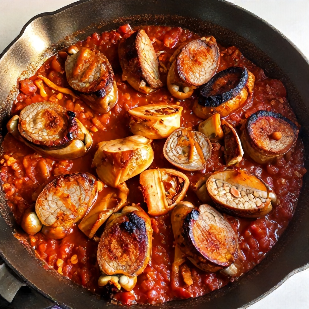 Spicy Chicken Sausage Shakshuka