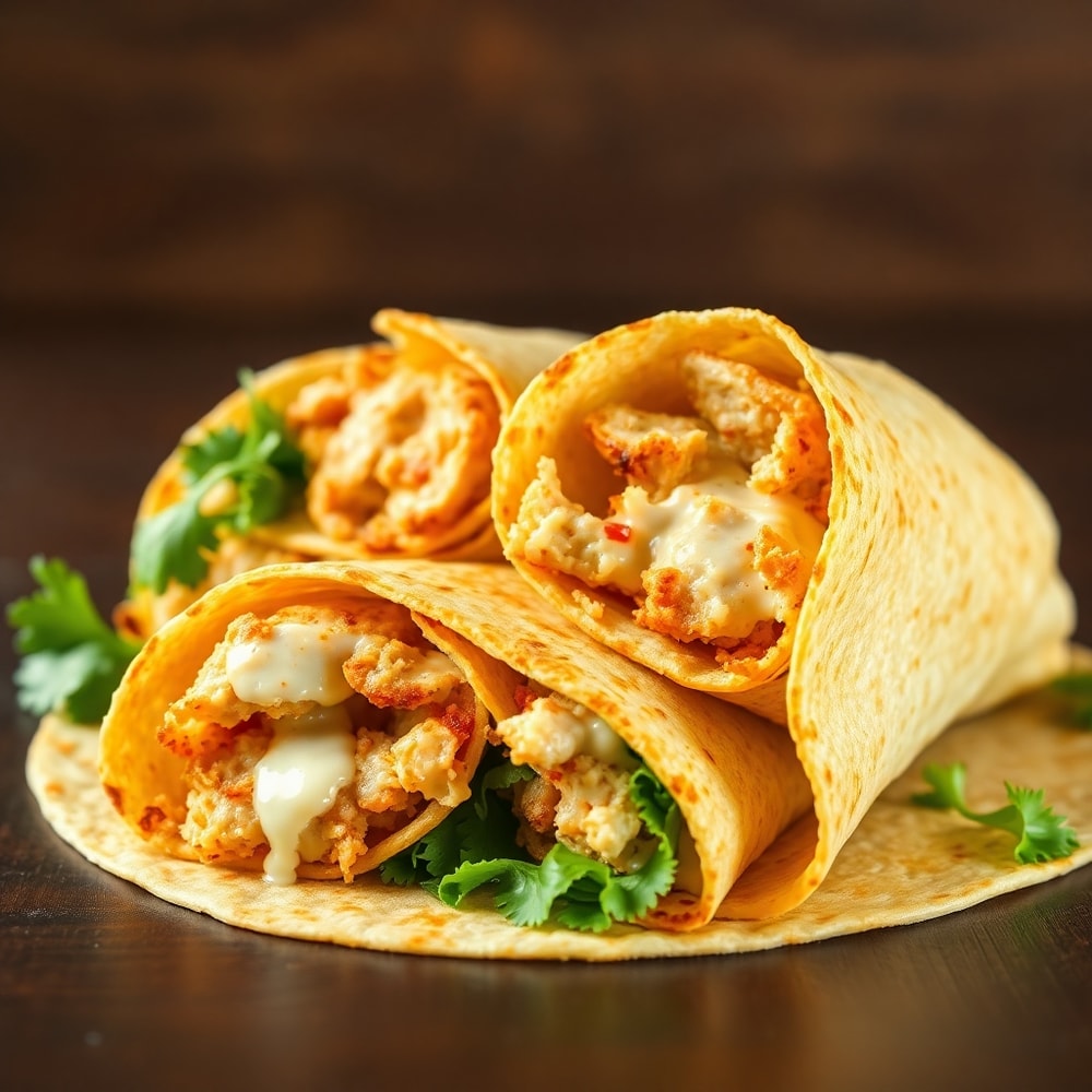 Ultimate Chicken Caesar Wraps