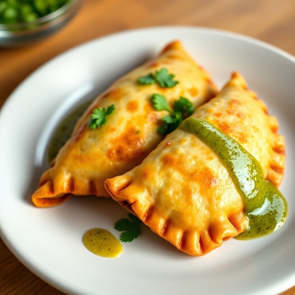 Vegan Lentil Empanadas with Chimichurri